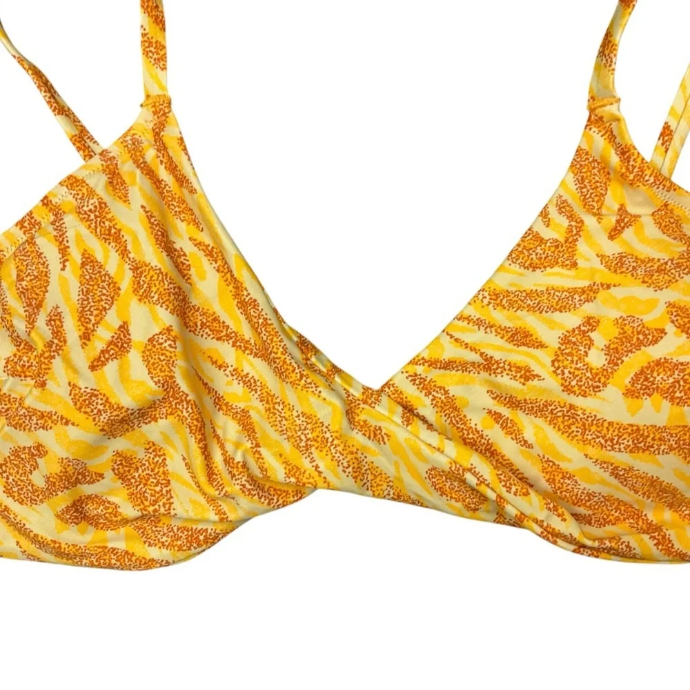 Aerie Twist Scoop Neck Bikini Top Sz XL_6